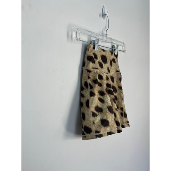 WeWoreWhat Leopard Print Biker Shorts Women XS High Waist‎ Stretch NWT - Picture 6 of 10
